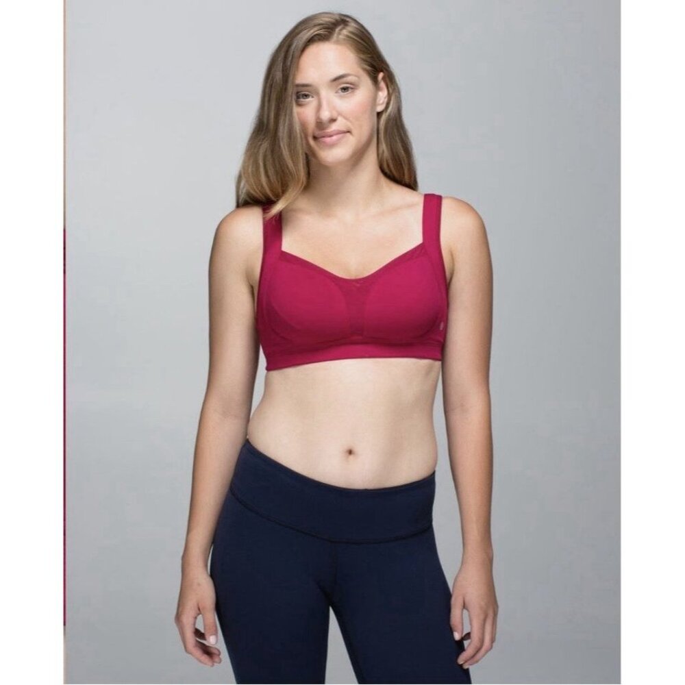 Lululemon TaTa Tamer Berry Supportive Sports Bra
